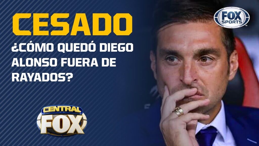 Diego Alonso, fuera de Rayados de Monterrey