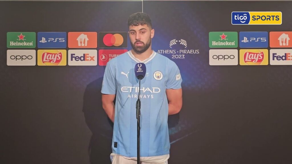 Pablo Fernández en Gira Mundial tuvo la oportunidad de hablar con Joško Gvardiol 🇭🇷 y Cole Palmer 🇬🇧