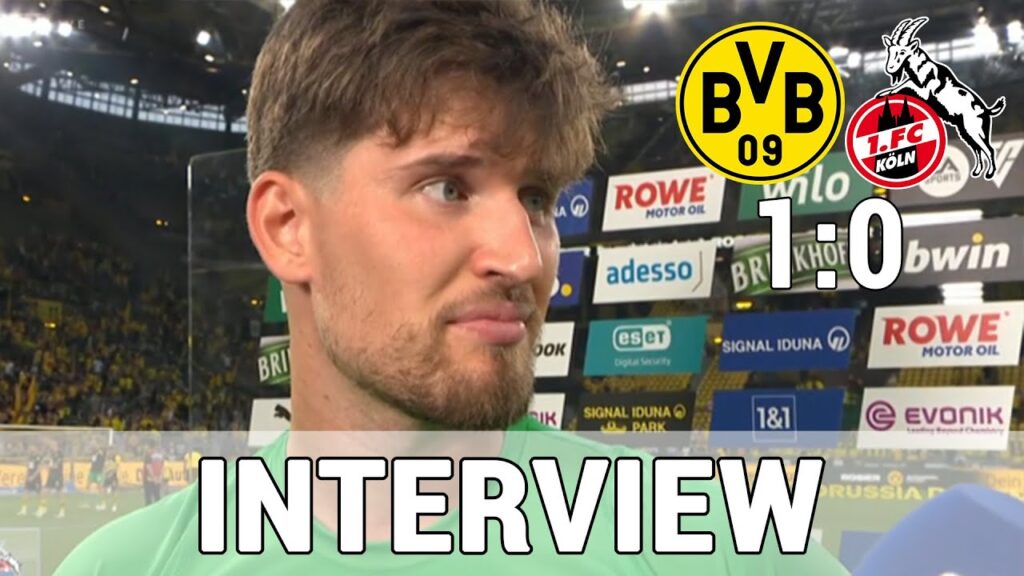,,Gefightet bis zum Ende!" Glücklicher Kobel nach 1:0 im Interview | Borussia Dortmund 1:0 FC Köln