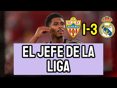 JUDE BELLINGHAM ES EL JEFE DE LA LIGA: EXHIBICIÓN EN ALMERÍA Y DOBLETE | GOLAZO DE VINICIUS