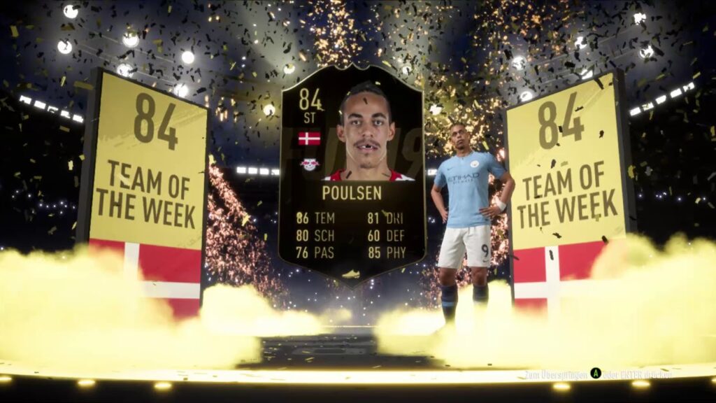 YUSSUF POULSEN WALKOUT FIFA ULTIMATE TEAM