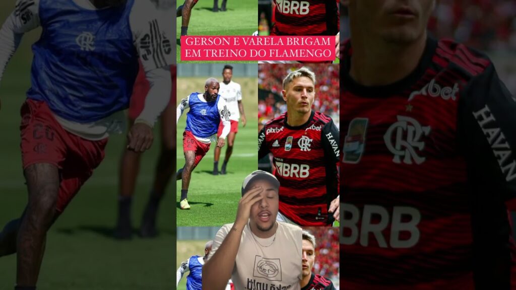 Gerson e Varela brigam em Treino do Flamengo🚨