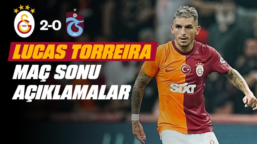 📺 Lucas Torreira’dan maç sonrasında açıklamalar #GSvTS