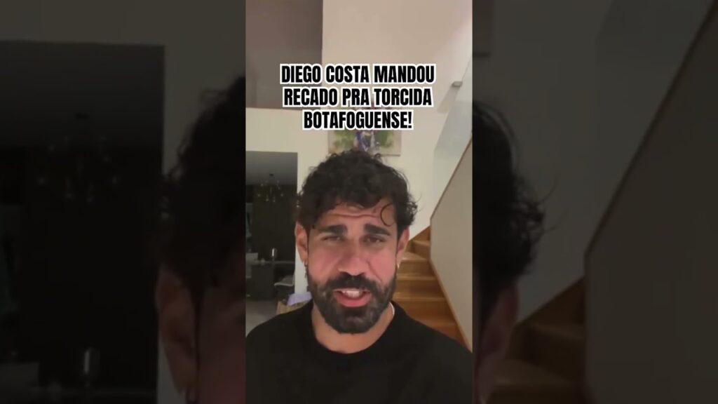 DIEGO COSTA JÁ FALOU PELA PRIMEIRA VEZ COMO JOGADOR DO BOTAFOGO! #botafogo #futebol #shorts
