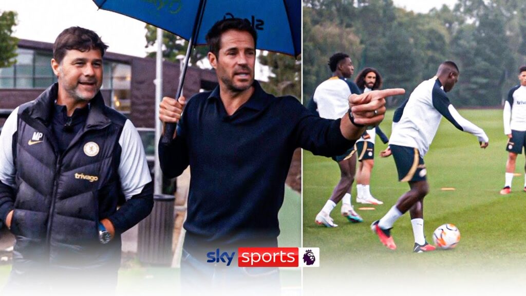 Redknapp visits Chelsea training and interviews Pochettino! 🎥🔵