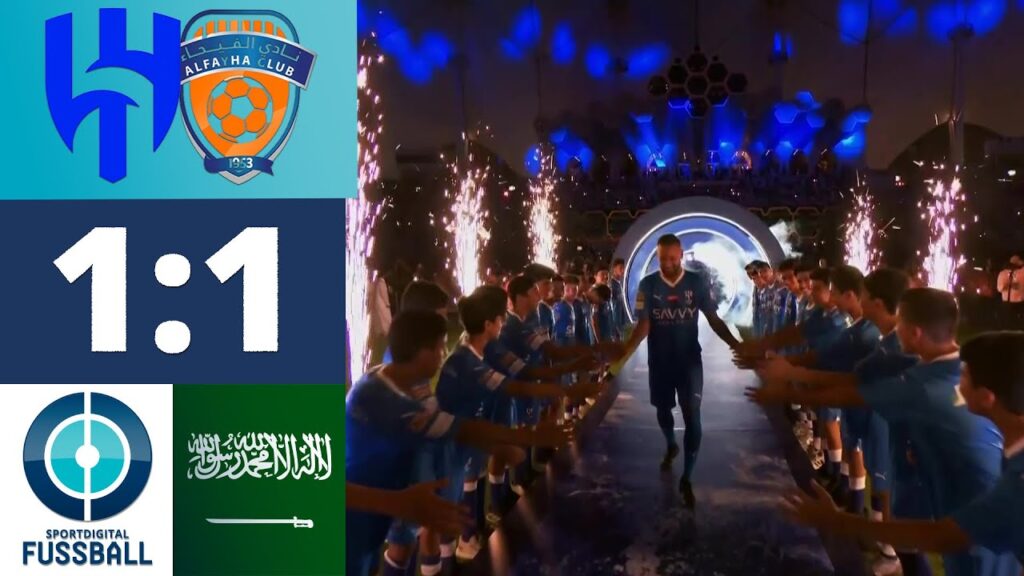 Kein Happy End bei Neymar-Präsentation: Al-Hilal holt nur Remis | Al-Hilal - Al-Fayha FC