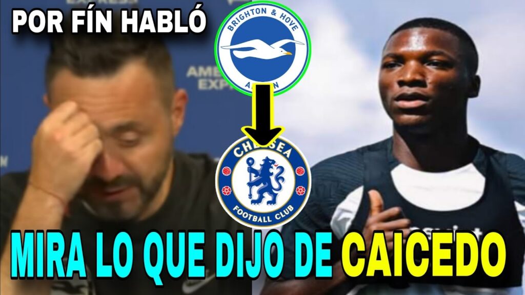 🔵 ENTRENADOR del BRIGHTON HABLÓ de MOISÉS CAICEDO | ¡CAICEDO ES JUGADOR ÚNICO!