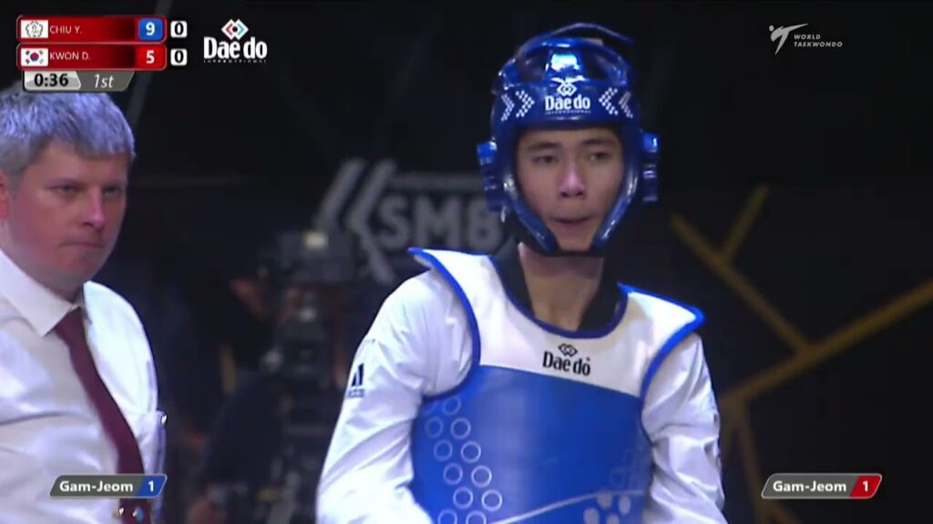 524 M-68kg QF CHIU Yi-jui TPE 🔵 vs 🔴 KWON Doyun KOR I Guadalajara 2022 WT Championships