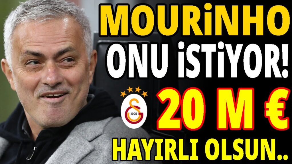 İTALYA GALATASARAY'IN GENÇ YILDIZININ PEŞİNİ BIRAKMIYOR! MOURİNHO ONU İSTİYOR..