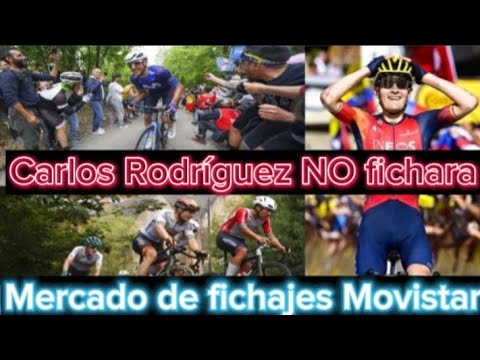 Carlos Rodríguez no correra en el Movistar Team. Mercado de fichajes Movistar.