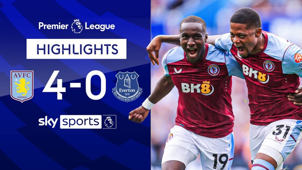 Villa TORMENT Everton defence 🌪️ | Aston Villa 4-0 Everton | Premier League Highlights