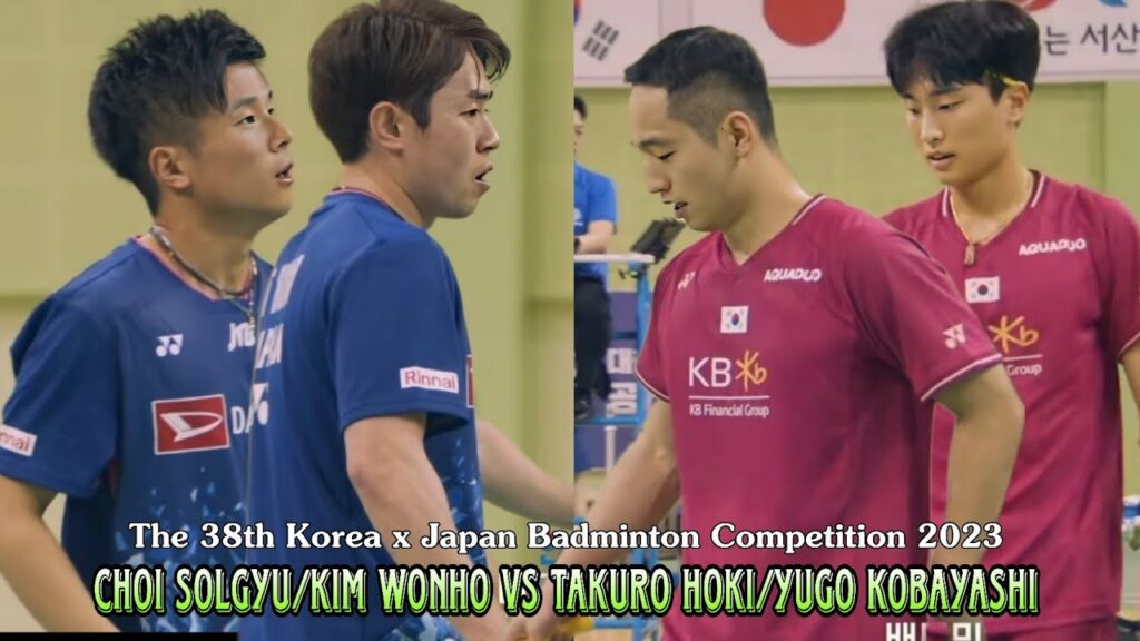 Choi Solgyu/Kim Wonho vs Takuro Hoki/Yugo Kobayashi ||The 38th Korea x Japan Badminton Competition