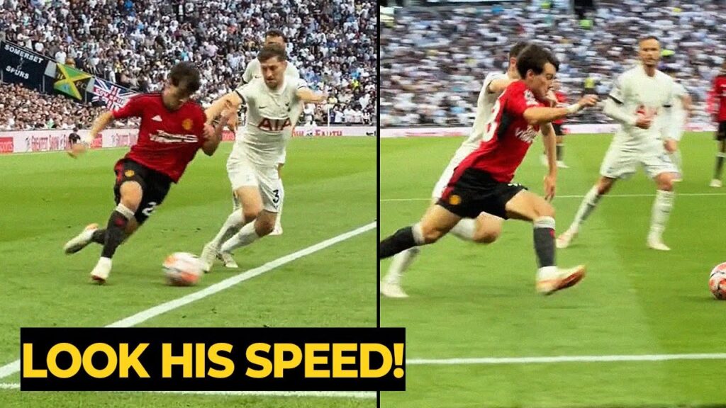 🔥 BETTER THAN ANTONY! Pellistri showing his skills while facing Spurs | Manchester United News Today