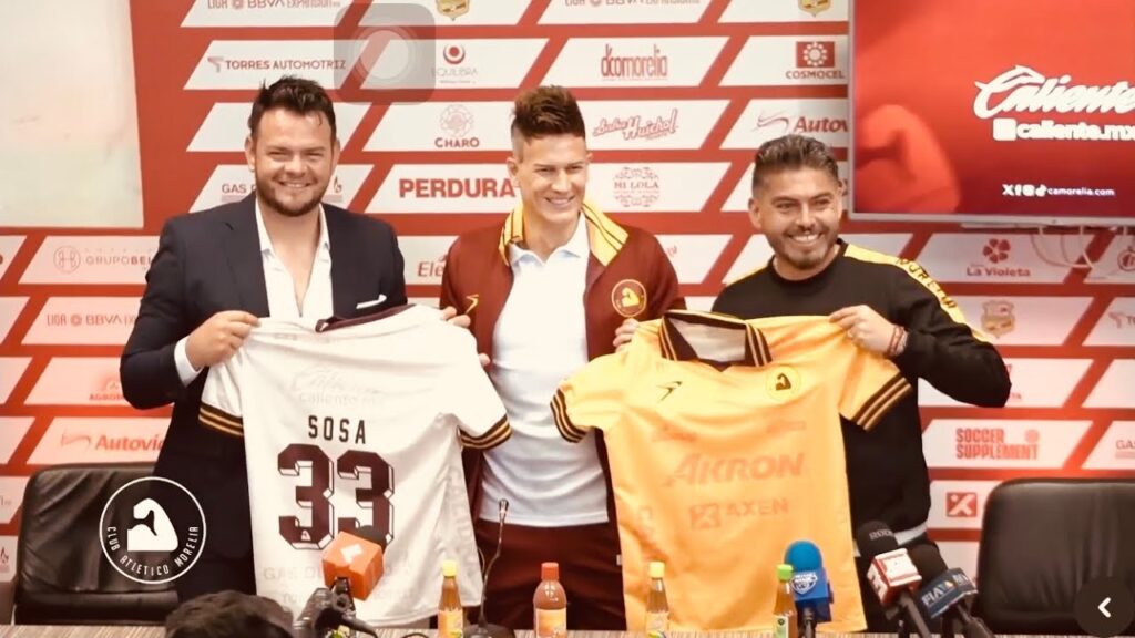 Presentación oficial Sebastian Sosa 🇺🇾 con Atletico Morelia 2023