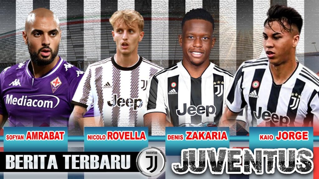Berita JUVENTUS Terbaru ‼️ Nicolo Rovella, ✅ Kaio Jorge, ✅ Sofyan Amrabat, ✅ Denis Zakaria ⚽💯 Berita JUVENTUS Terbaru ‼️ Nicolo Rovella, ✅ Kaio Jorge, ✅ Sofyan Amrabat, ✅ Denis Zakaria ⚽💯