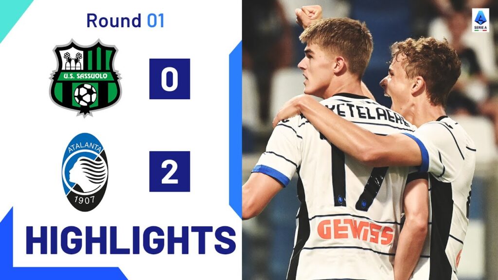Sassuolo 0-2 Atalanta | De Ketelaere Scores Debut Goal | Goals & Highlights | Serie A TIM 2023/24