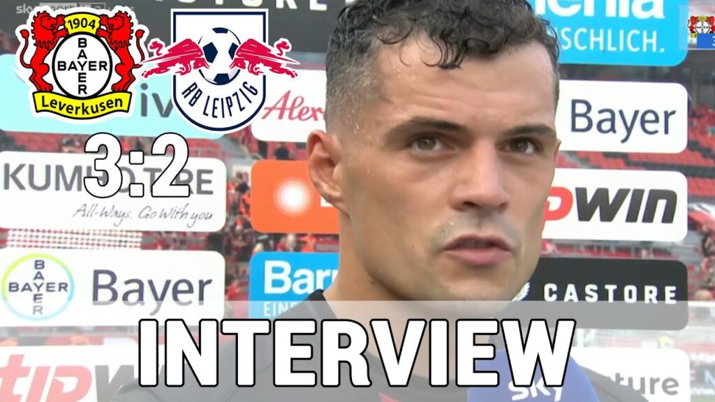 ,,Für die Meisterschaft ist es noch zu früh!" Granit Xhaka nach Sieg im | Leverkusen 3:2 Leipzig