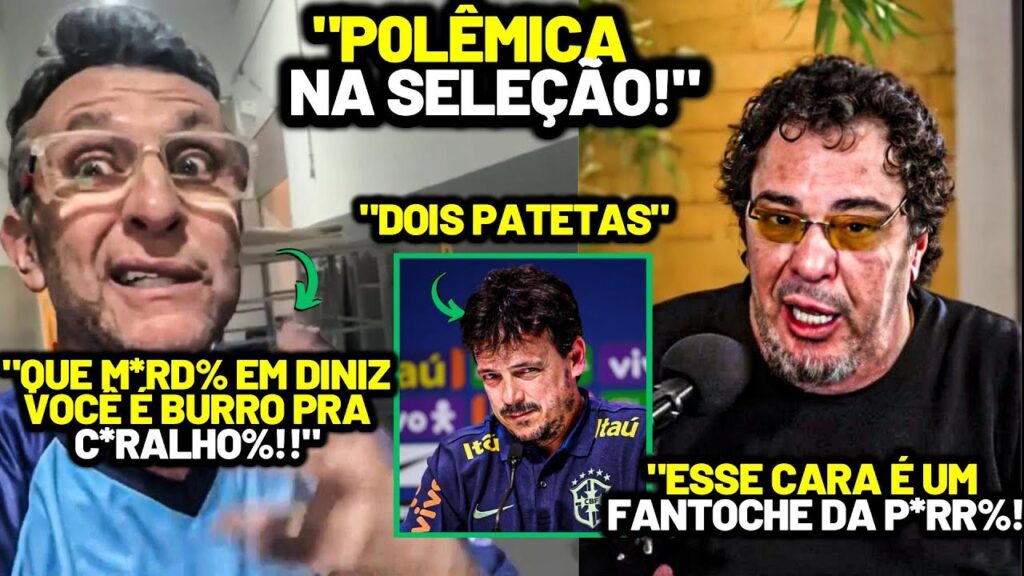 BAITA P0LÊMICA! C0MENTARISTAS DETONAM CONVOCAÇÃO DA SELEÇÃO BRASILEIRA COMANDADA POR FERNANDO DINIZ!