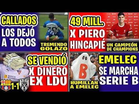 49 MILLONES! HINCAPIÉ NUEVO REFUERZO DE UN CAMPEÓN DE CHAMPIONS LEAGUE | EX LDU SE VENDIÓ POR DINERO