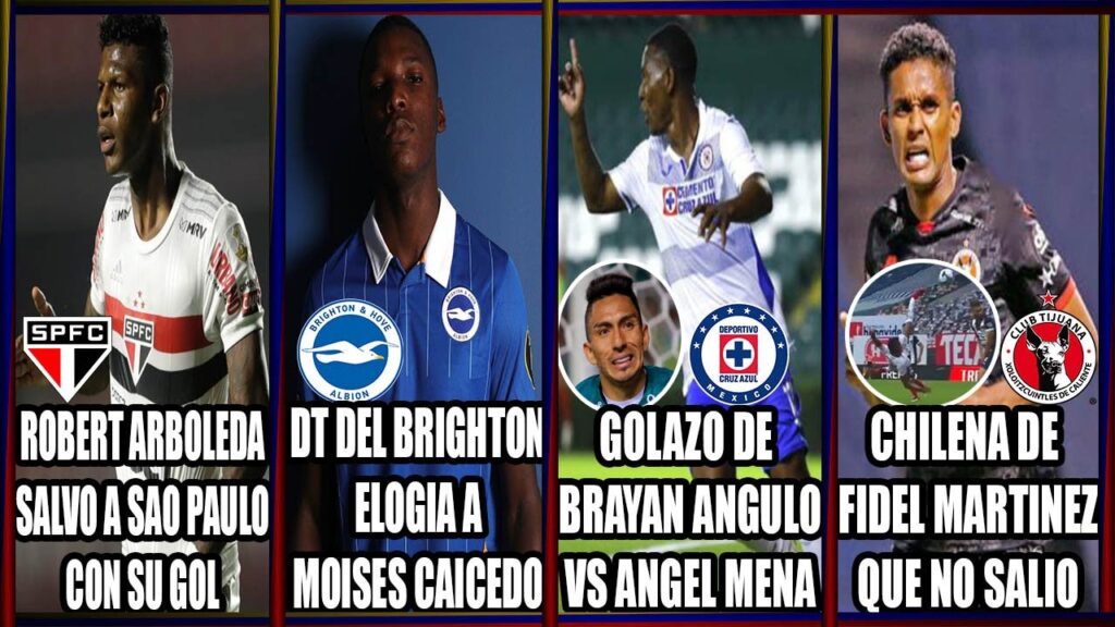 TREMENDAS NOTICIAS PARA MOISES CAICEDO! GOL DE ROBERT ARBOLEDA! GOLAZO DE ÁNGULO! CHILENA DE FIDEL