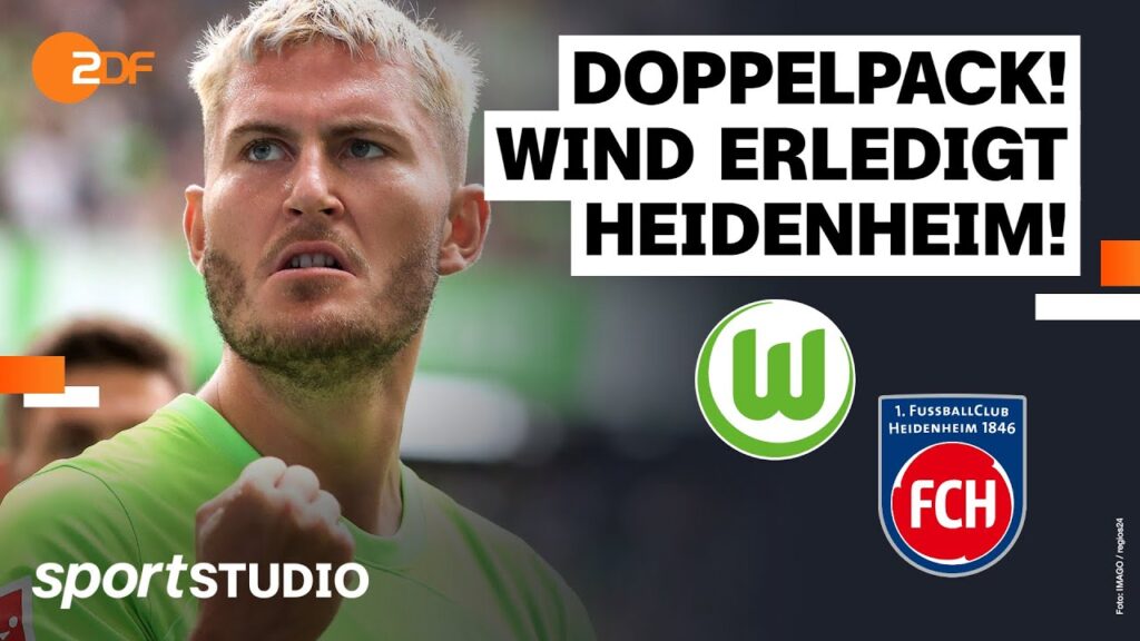 VfL Wolfsburg - 1. FC Heidenheim 1846 | Bundesliga, 1. Spieltag Saison 2023/24 | sportstudio
