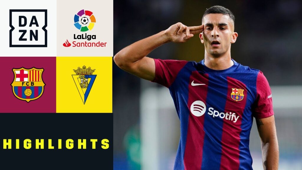 Barca in ungewohntem Stadion: Pedri, Ferran und Co. mit Problemen: Barcelona - Cadiz | LaLiga | DAZN