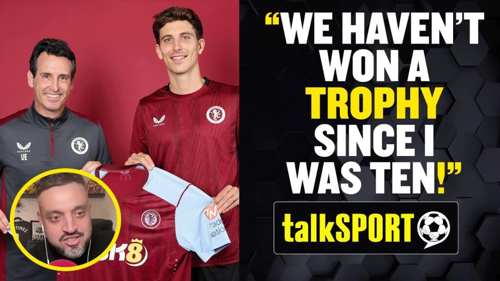 "HAVEN'T WON A TROPHY SINCE I WAS TEN!" 🏆 Aston Villa fan Dan Bardell backs Emery to bring success!