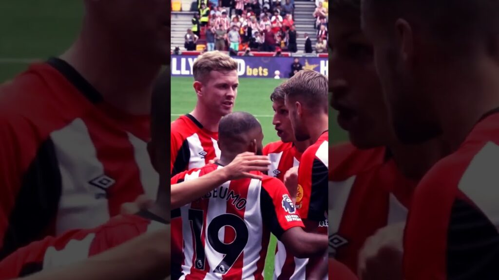 Bryan Mbeumo first goal of the primer leauge #shots #viral #viralshorts #trendingshorts #trending