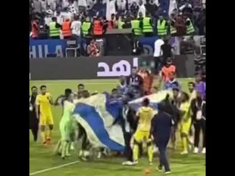 Whao….. 🔥🔥the fight between Talisca and Al-Hilal's Al-Bulaihi after the Arab cup Final