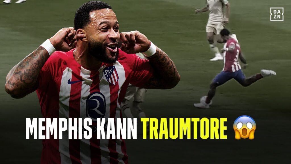 Memphis eröffnet die Saison für Atlético sehenswert 😍