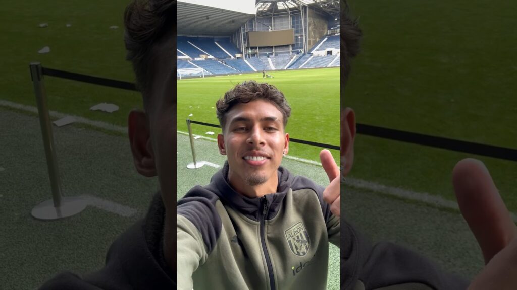 A Hawthorns debut message from Jeremy Sarmiento 🤳 #WBA #Championship