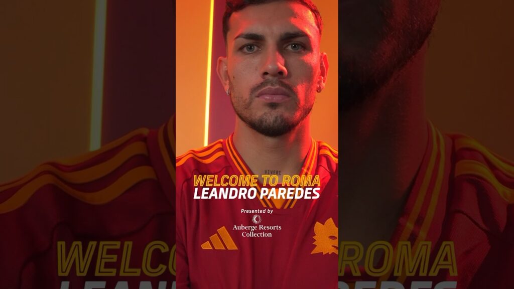 🤝 Welcome back, Leo Paredes! 💛🇦🇷❤️ #asroma #dajeroma #paredes