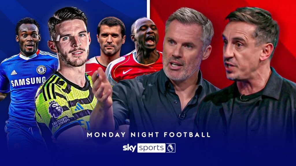 “Similar to Essien, NOT in Keane & Vieira’s category!” | Neville, Carragher & Carney on Declan Rice "Similar to Essien, NOT in Keane & Vieira's category!" | Neville, Carragher & Carney on Declan Rice