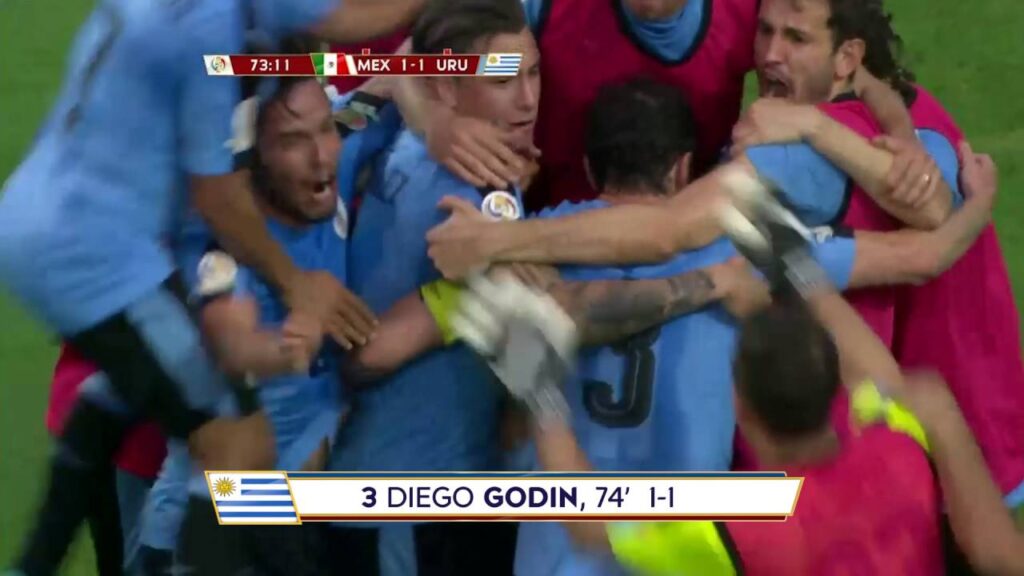 GOAL Uruguay, Diego Godín No. 3 | @miseleccionMX v @Uruguay #CopaAmerica