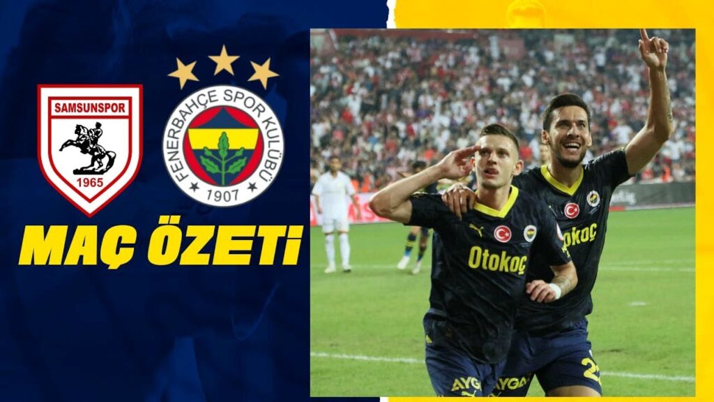 Sebastian Szymański Amaç 90+8 | Samsunspor vs Fenerbahçe 0-2 MAÇI ÖZETI | Süper Lig 2023/2024