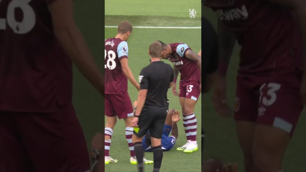 RAHEEM STERLING v West Ham 🔥 #sterling #chelsea #premierleague #shorts