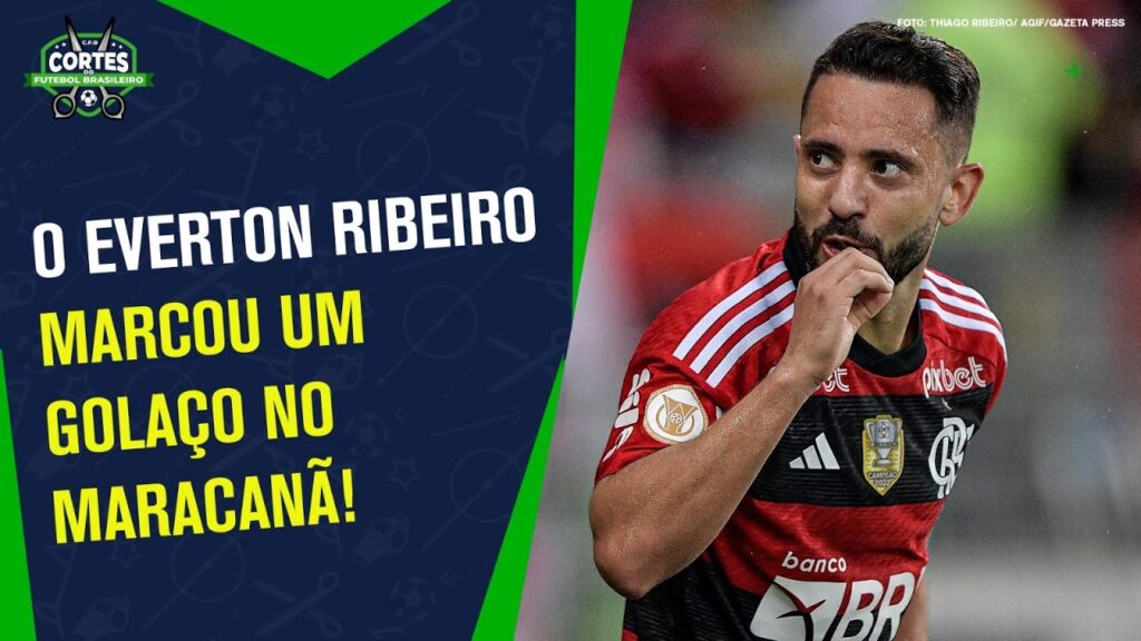 O EVERTON RIBEIRO COLOCOU O MARACANÃ ABAIXO COM ESTE GOL!