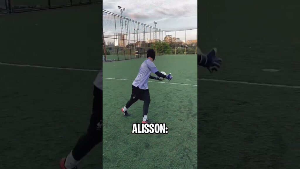 Recriei a assistência do Alisson