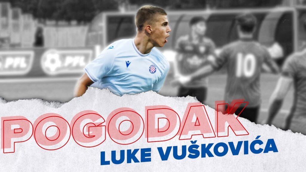 Spektakularan pogodak mladog Luke Vuškovića za 1:0!