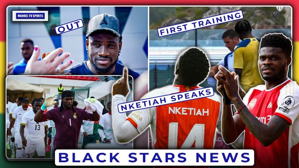 SALISU MOHAMMED FIRST TRAINING WITH AS MONACO-BLACK STARS TARGET EDDIE NKETIAH SPEAKS-THOMAS PARTEY