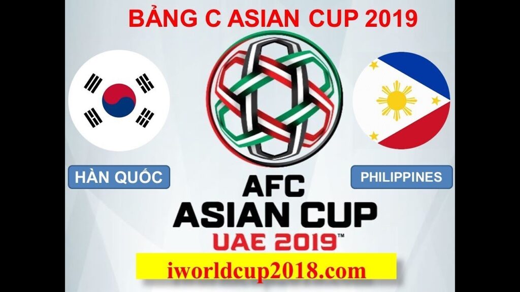 Trực Tiếp Asian cúp 2019 - Hàn quốc vs Philippines