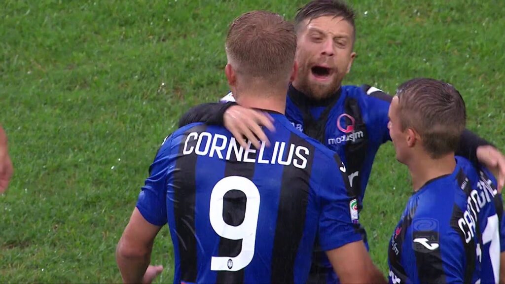 Il gol di Cornelius - Atalanta - Sassuolo - 2-1 - Giornata 3 - Serie A TIM 2017/18