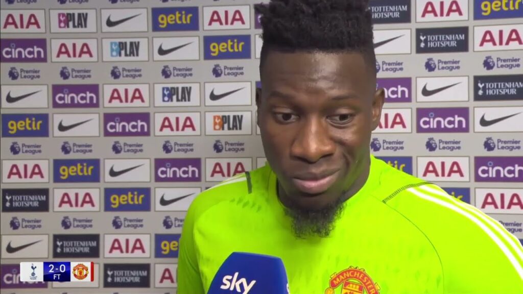 NOT BETTER Than Us| Andre Onana Interview | Tottenham V Manchester United 2-0