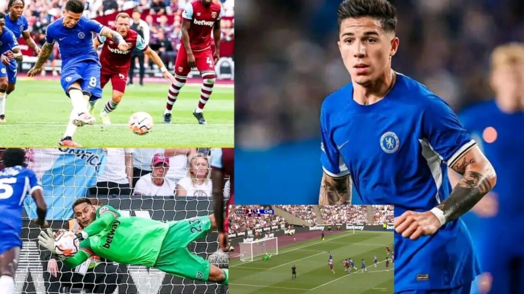 Le pénalty manqué de Enzo Fernández West Ham vs Chelsea (2-1) All Goals Highlights Premier League