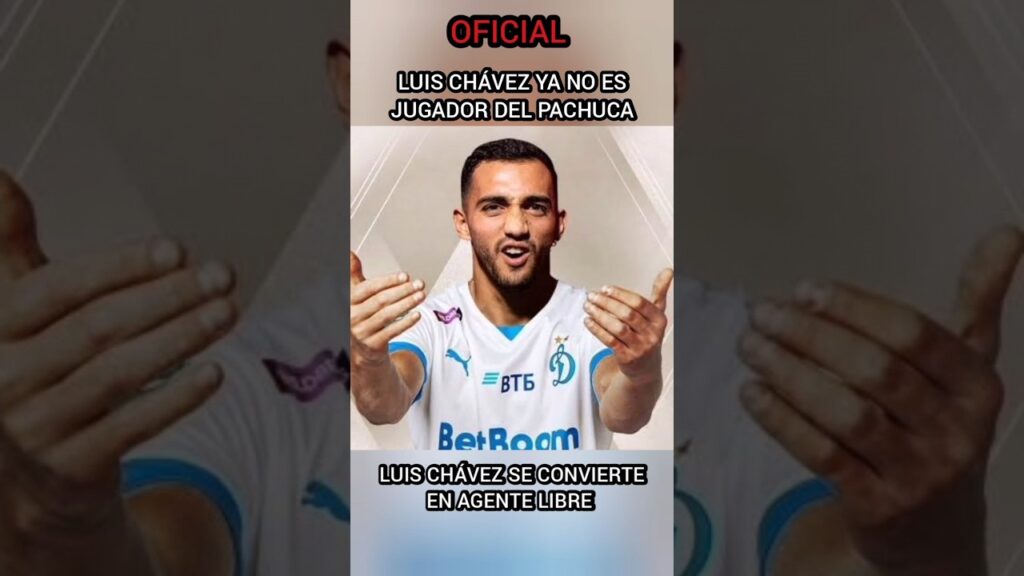LUIS CHAVEZ SE QUEDA SIN EQUIPO Y SE CONVIERTE EN AGENTE LIBRE #luischavez #pachuca #ligamx