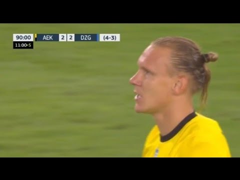 AEK Athens vs Dinamo Zagreb 2-2 Domagoj Vida & Sergio Araujo score in draw for AEK Match recap
