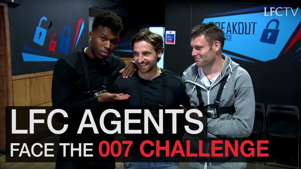 Sturridge, Milner and Allen take on 007 challenge
