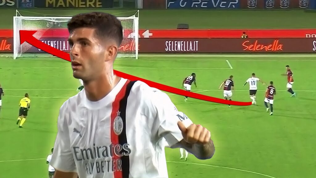 Christian Pulisic INSANE Long Shot Goal and MOTM | Serie A Debut