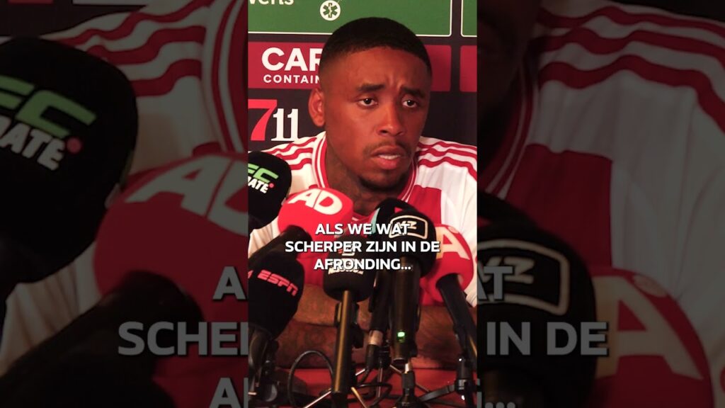 GEEN PANIEK! Ajax wint niet van Excelsior, maar Bergwijn houdt vertrouwen in zijn team.