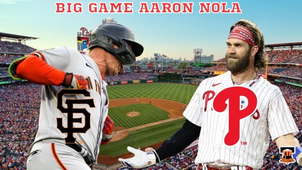 PHILLIES BEAT THE GIANTS 10-4! AARON NOLA GOES 7 STRONG INNINGS?! BRYCE HARPER INSIDE THE PARKER!